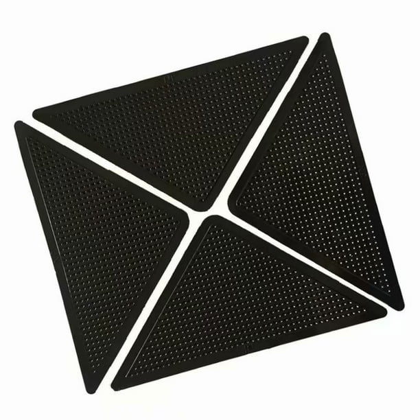 Rug Gripper, 4 Pcs Anti Curling Non Slip Rug Grippers Pad, Keep Rugs in