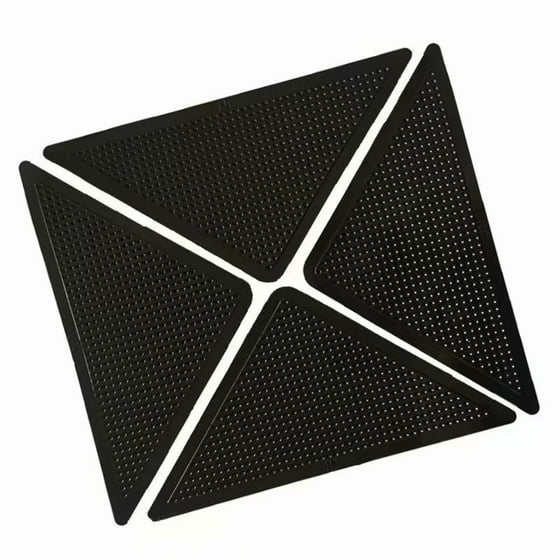 Rug Gripper 4 Pcs Anti Curling Non Slip Grippers Pad Keep Rugs In Place Make Corners Flat Carpet Area For Hardwood