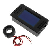 6 in 1 Digital Voltmeter Ammeter Meter AC80-260V 100A/10A Multi-Function Power Tester with Current Transform