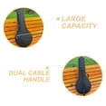 thumbnail image 3 of FONDOTIN Banjo Carrying Case Black Thickened Material Banjo Backpack with Spacious Pockets and Secure Zippers, 3 of 8