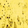 thumbnail image 1 of Ahgly Company Indoor Square Abstract Yellow Modern Area Rugs, 4' Square, 1 of 4
