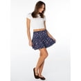 thumbnail image 3 of Celebrity Pink Women's Ruffle Trim Mini Skirt, XS-XXXL, 3 of 7