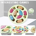 thumbnail image 2 of Juguetes de adiestramiento canino, dispositivo de terapia interactiva, comedero lento para perros, mejora del coeficiente intelectual canino, juego de adiestramiento canino (verde), 2 of 5