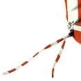 thumbnail image 5 of Jordan Manufacturing 72" x 23" Congo Gourd Orange and White Stripe Rectangular Outdoor Chaise Lounge Cushion with Ties and Hanger Loop, 5 of 10