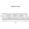 thumbnail image 6 of Greendale Home Fashions AZNK5129-SCARLET Nook Hyatt Cushion Set, Scarlet - 4 Piece, 6 of 9