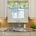 thumbnail image 2 of Yayeee Kitchen Valance Rod Pocket 54" x 18" Living Room Window Curtain, Yellow Mountains, 2 of 6