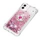 thumbnail image 4 of Funda para iPhone 12 Mini con Brillo Líquido Flotante, Purpurina, Parachoques y Anillo Giratorio Soporte, 4 of 5