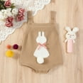 thumbnail image 2 of TAIAOJING Girls Summer Clothes Set Boys Girls Sleeveless Easter Rabbit Knit Romper Bodysuits For 6-9 Months, 2 of 4