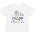 thumbnail image 3 of Inktastic My Nonni Loves Me Cute Elephants Clouds Moon and Stars Boys or Girls Baby T-Shirt, 3 of 5