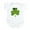 Cloud White, variant on CafePress - Pirate Shamrock Infant Bodysuit - Baby Light Bodysuit, Size Newborn - 24 Months