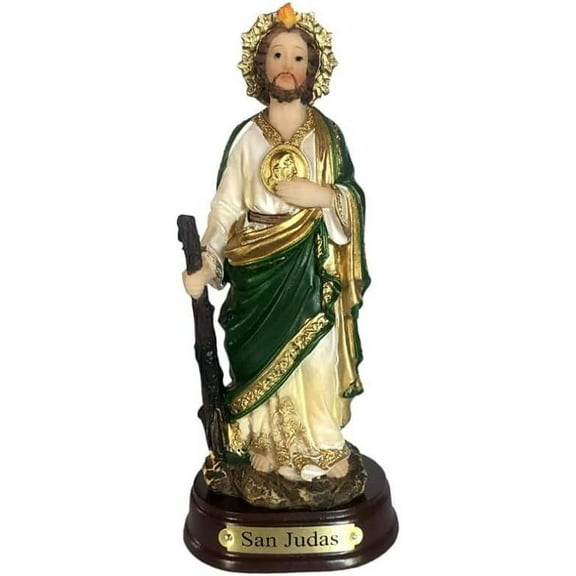5" Saint St. Jude Thaddeus Statue Figurine Figure Imagen San Judas Tadeo Estatua Figura Religious Gift