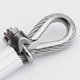 thumbnail image 5 of 50 Pezzi Capicorda da Cucire in Acciaio Inossidabile Capocorda Ø3mm Realizzato in Acciaio Inossidabile A4 V4A Grado Industriale Resistente all'Acqua di Mare e agli Acidi Capocorda per, 5 of 5