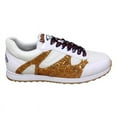 thumbnail image 3 of Women's Cuce White Denver Broncos Glitter Sneakers, 3 of 3