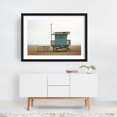 thumbnail image 2 of Lifeguard Stands in Venice, Los Angeles 01 - Los Angeles California Photography Beach Coast Minimalist Seascape Ocean Vintage Black Framed Wall Art Print 24 x 36 inches, 2 of 4