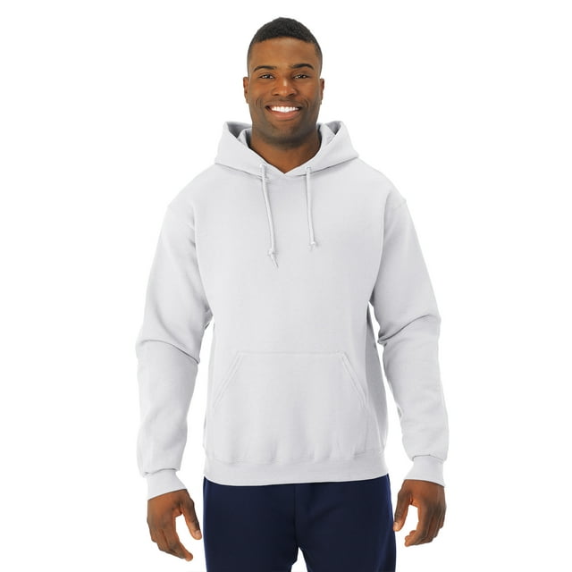 Jerzees Chandail à Capuchon en Molleton NuBlend pour Hommes, 2X, Blanc
