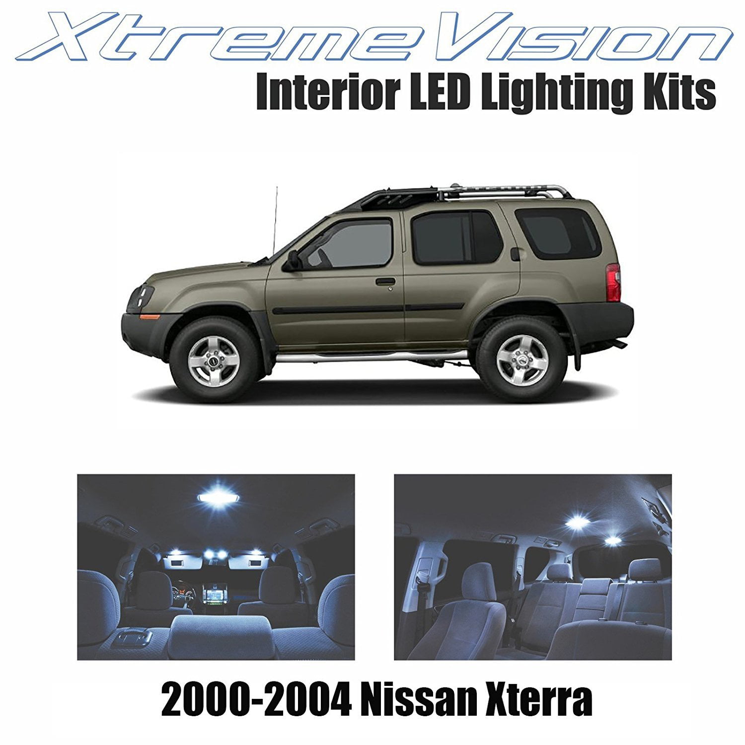 10X 6SMD White 3528 LED Interior License Plate Lights For 2000-04 Nissan Xterra