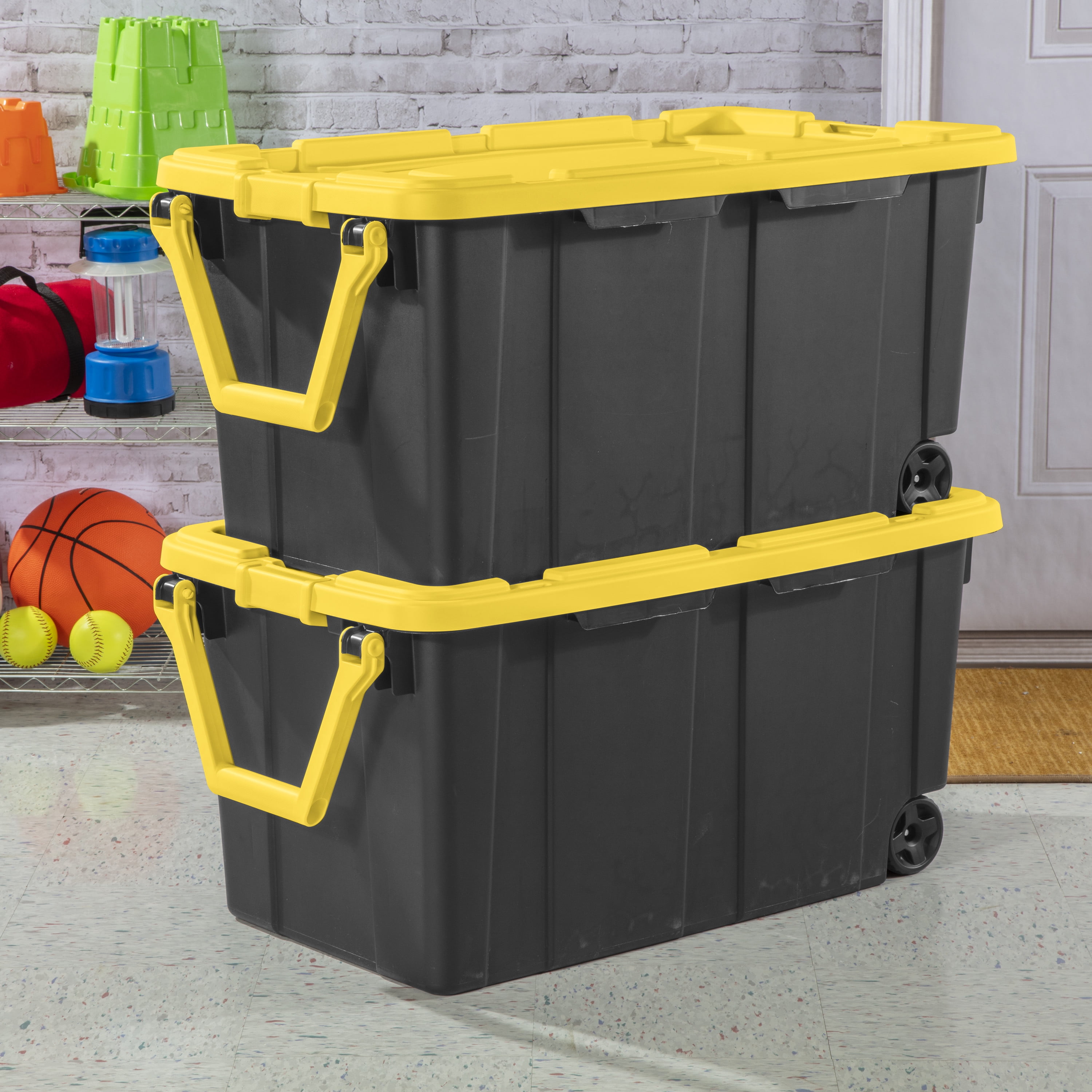 Walmart 40 gallon storage tote outlet