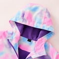 thumbnail image 6 of Cnbwig Girls Coats Winter Jackets Floral Printed Kids Lined Windbreaker Warm Jacket Zipper Waterproof Coat Outdoor Warm Raincoat Girls Outwear Trendy Fall Coats A Purple 5-6 T, 6 of 8