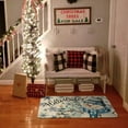 thumbnail image 6 of Hello Winter Door Mat Outdoor Front for Door,Snowman Snowflakes Snow Holiday Welcome Doormat,Christmas Xmas Floor Rug for Porch Entrance Farmhouse Decor 30" x 17", 6 of 6