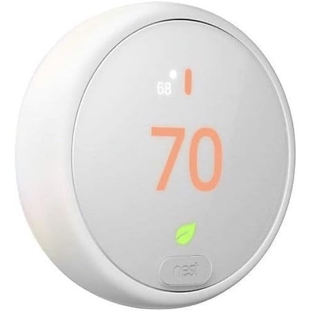 Nest Thermostat E - Programmable Smart Thermostat for - 3rd neration Nest Thermostat - Works with Alexa,White
