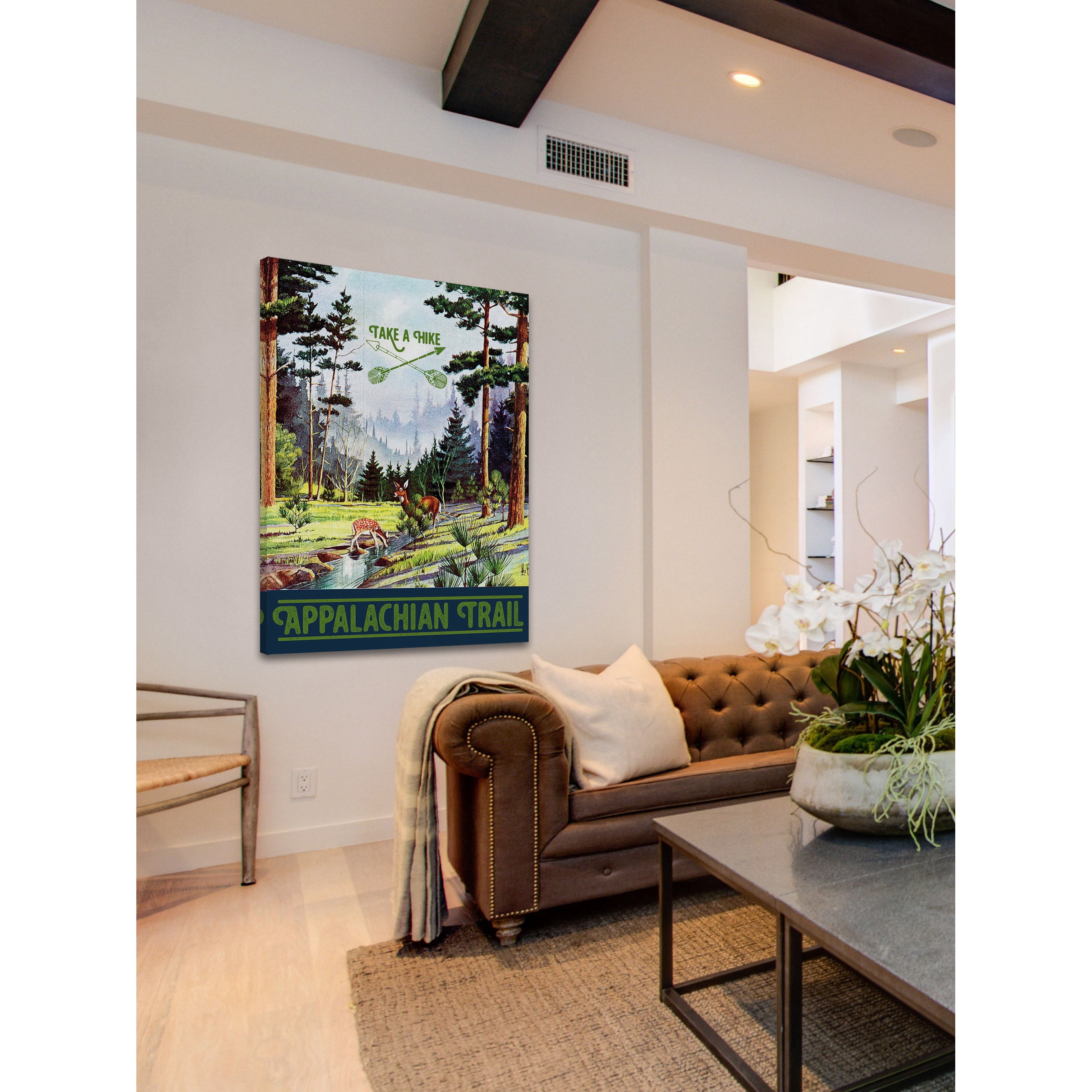 Marmont Hill - "Travel Appalachian Trail" Painting Print on Wrapped Canvas