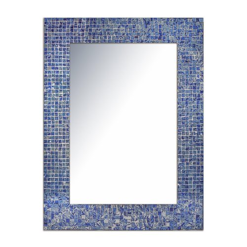 DecorShore Decorative Glass Mosaic Tile Wall Mirror