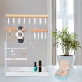 thumbnail image 7 of Coolmade Jewelry Organizer Stand, 5-Tier Necklace Holder Jewelry Stand Unisex,White, 7 of 7