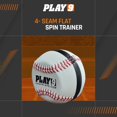 thumbnail image 2 of Entrenador de béisbol SHOP PLAY 9 de cuero, spinner de 4 costuras, 2 of 7