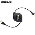 thumbnail image 3 of Cable de red Ethernet REXUS retráctil Cat 7 de 1,5 m, paquete de 2, 3 of 8