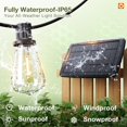 thumbnail image 2 of Cadena de luces solares adicionales, 31 m, impermeables, 32 LED, control remoto USB, 2 of 8