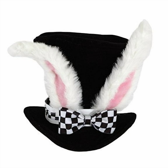 White Rabbit Ears Top Hat