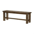 thumbnail image 4 of Rick Dining Bench- 52 Inch Transitional Natural Brown Rubberwood, 4 of 6