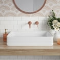 thumbnail image 2 of Adour 25'' Vessel Sink in White, 2 of 18