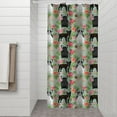 thumbnail image 2 of Cute Bulldog Dog and Flower Florals Shower Curtain 36"x72" ,Bathroom Decorative Shower Curtains Set with 12 Hooks,Modern Waterproof Washable Shower Curtain, 2 of 6