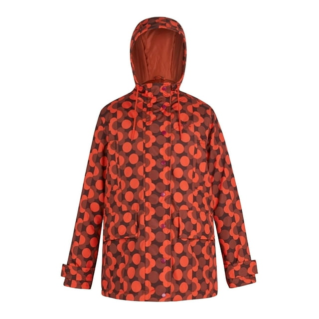 Regatta Womens Orla Kiely Floral Mid Length Waterproof Jacket