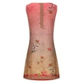 thumbnail image 5 of up to 60% off Gifts Usmixi Formal Dresses for Women Beach Holiday Fashion Plus Size Slim Swing Keyhole Tunic Tank Sundress Crewneck Sleeveless Floral Print Summer Mini Dress Pink m, 5 of 5