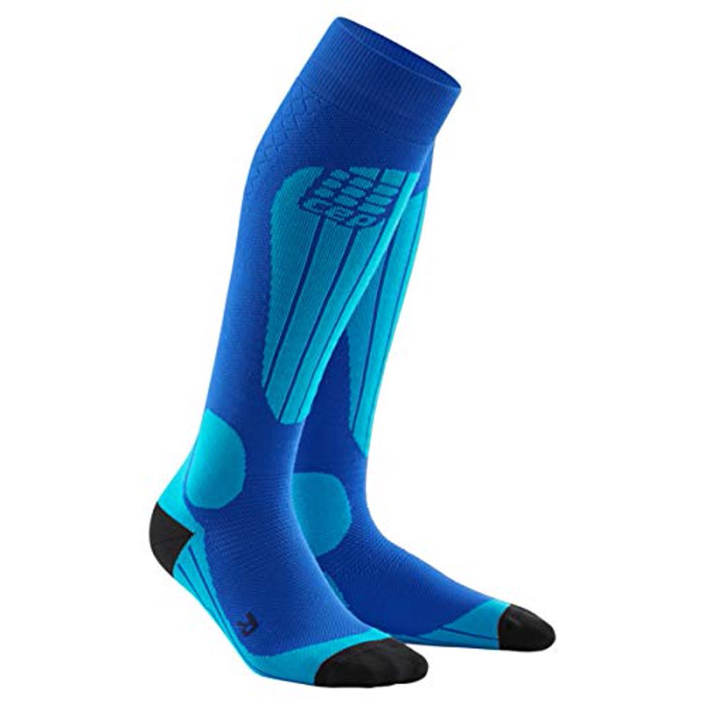 CEPMen’s Thermal Compression Ski Sock Ski Thermo (Blue/Azure) III