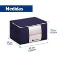 thumbnail image 5 of Set de 8 Bolsas Organizadoras Bluelander para Ropa, Mantas, Edredones, Cobijas, con Asa Reforzada, Azul Marino, 5 of 5