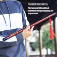 thumbnail image 1 of Ruzhgo Chinese Style Bamboo Flute Woodwind for Student Musical Instrument C D E F G Key Traditional Beginer Professionals Practice D tune, 1 of 9