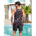 thumbnail image 4 of 3D Graphic Tank Tops for Men Quick Dry Cool Artwork Sleeveless Shirts for Summer Beach Exercise Fitness, 4 of 6