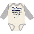 thumbnail image 3 of Inktastic Future Badminton Player Sports Boys or Girls Long Sleeve Baby Bodysuit, 3 of 5
