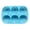 Blue, variant on Rose Silicone Mold, 6 Cavity Large Rose Flower Silicone Mold for Handmade Soap Candle, Cake Chocolate Jelly Pudding Ice Cube