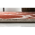 thumbnail image 4 of Unique Loom Indoor Rectangle Geometric Modern Area Rugs Red/White, 9' 0 x 12' 0, 4 of 8
