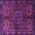 thumbnail image 1 of Ahgly Company Indoor Square Persian Purple Traditional Area Rugs, 7' Square, 1 of 4