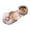 Pink, variant on Otqutp Formal Flower Girls Footwear Fashion Spring and Summer Children Dance Shoes Girls Dress Performance Princess Shoes Flat Bottom Round Toe Pearl Bow Hook Loop Shoes