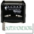 thumbnail image 1 of Self-Inking Super Homework Stamp with Orange Ink, 1 of 4