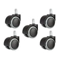 thumbnail image 2 of 2 Inch Office Chair Wheels Heavy Duty Replacement, Mute Rubber Rotating Desk Office Chair Replacement Wheels, Safe for All Floor Protecting Office Chair Caster Wheels 11mm Standard Stem Size Fits 99%, 2 of 4