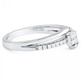 thumbnail image 3 of Silver With Cubic Zirconia Center Stones And Band Ring, 3 of 3