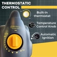 thumbnail image 4 of MARTIN Portable Propane Infrared Radiant Heater 10,000 Btu, Built-in Thermostat, 4 of 8