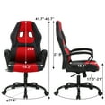 thumbnail image 5 of BestOffice Executive Chair with Lumbar Support & Adjustable Height, 250 lb. Capacity,Red, 5 of 7